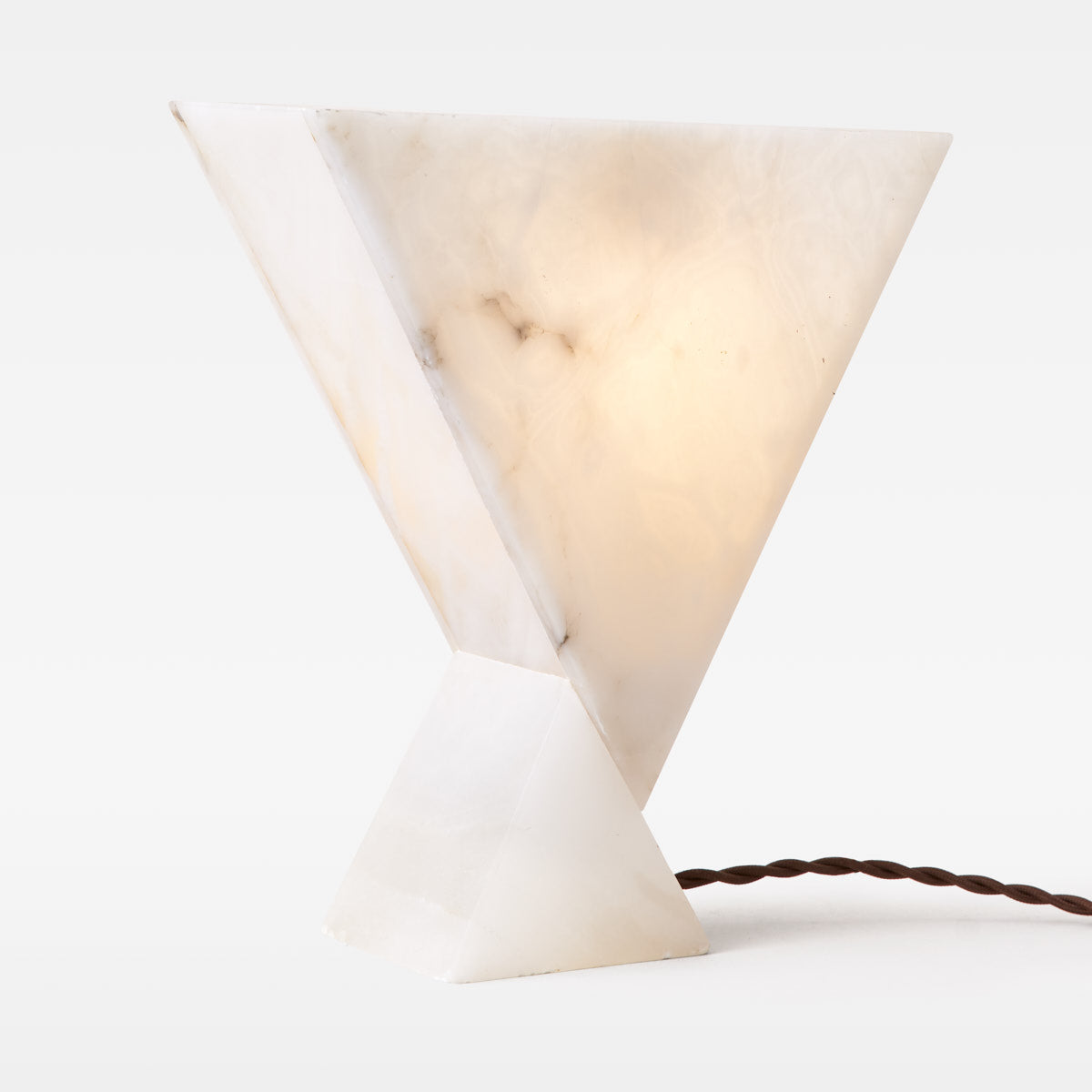Angular Marble Lamp