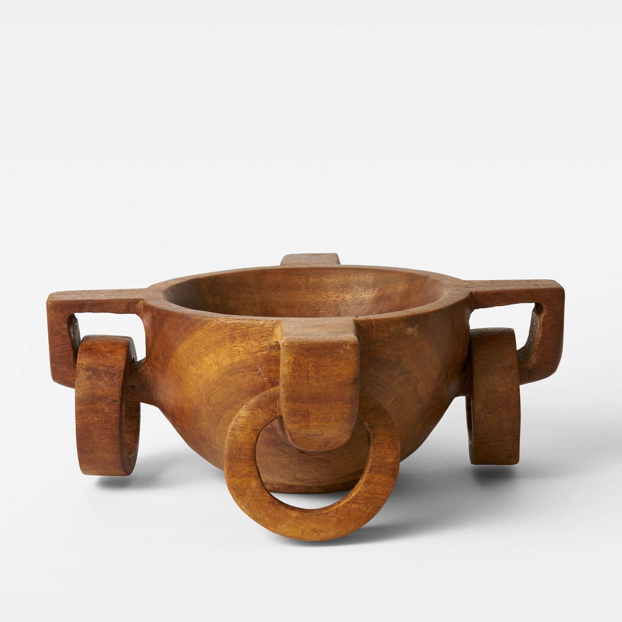 Substantial Hand Carved Treen Bowl