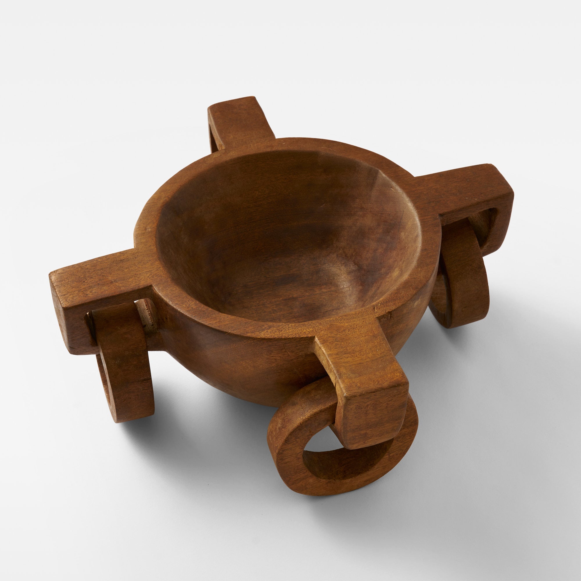 Substantial Hand Carved Treen Bowl