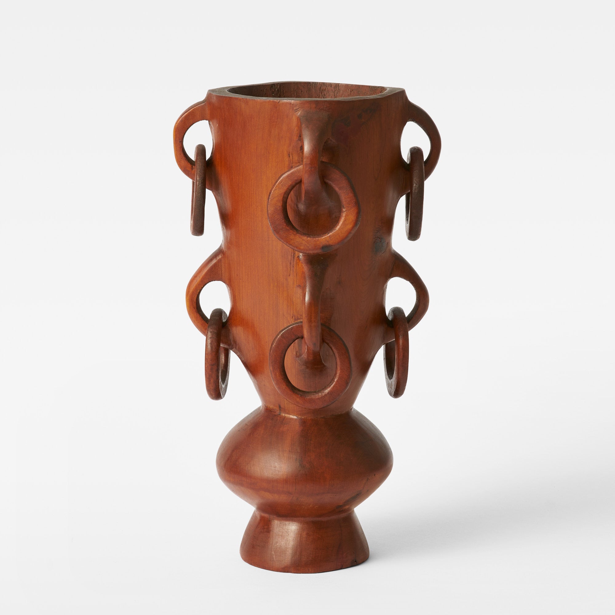 Hand Carved Treen Vase