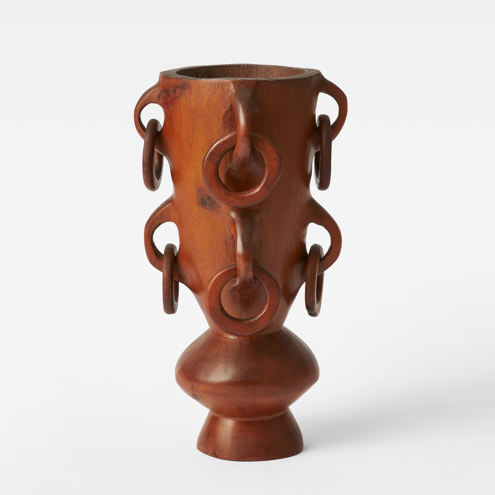 Hand Carved Treen Vase