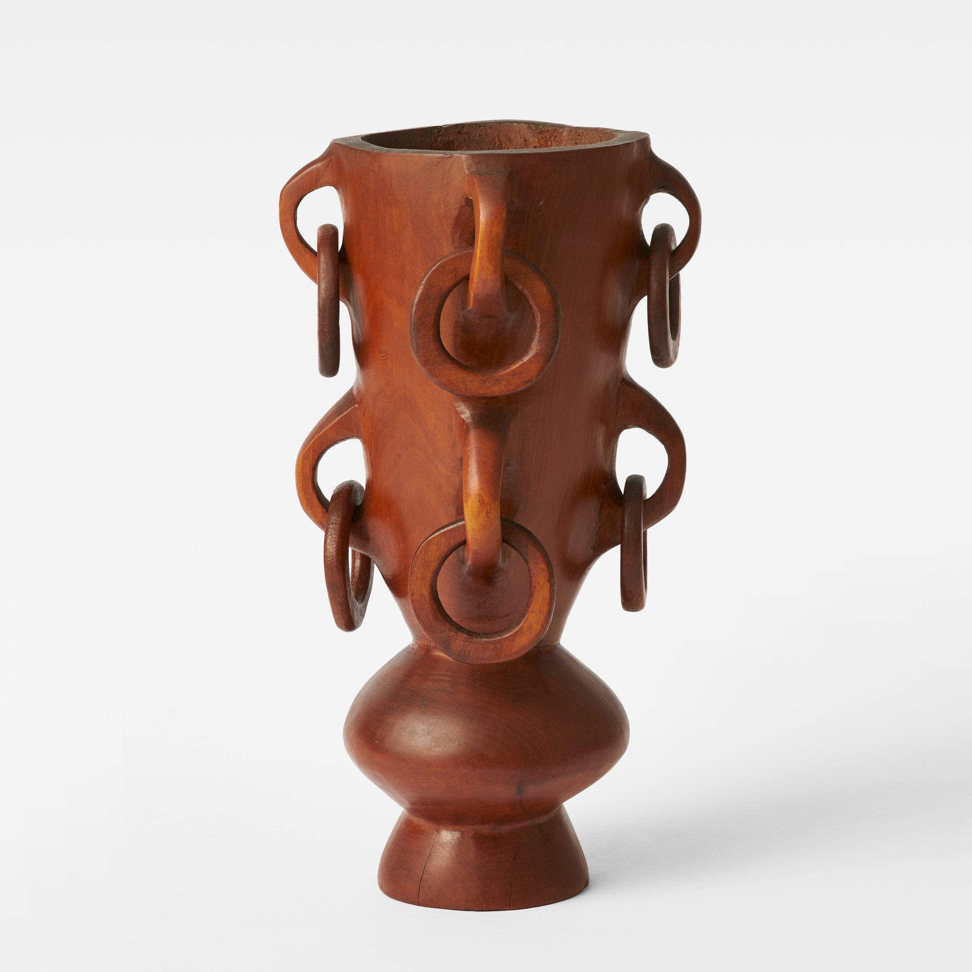 Hand Carved Treen Vase