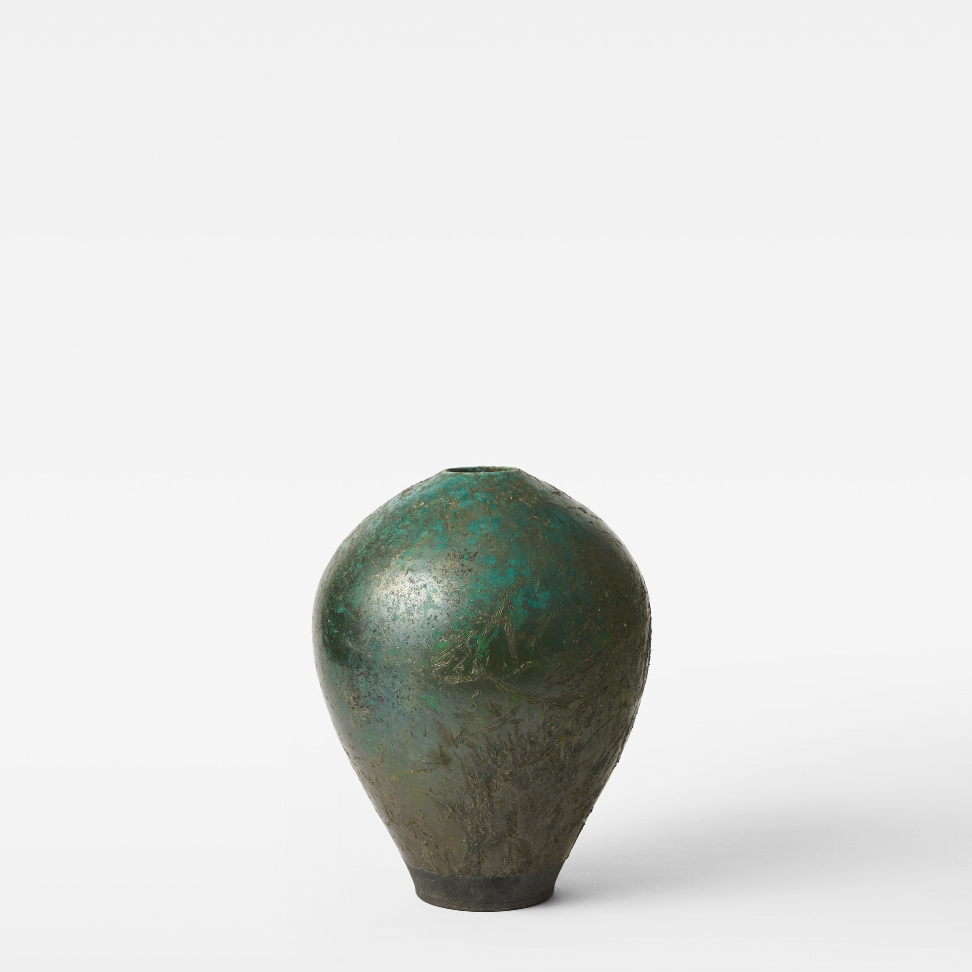 Substantial Raku Vase Set