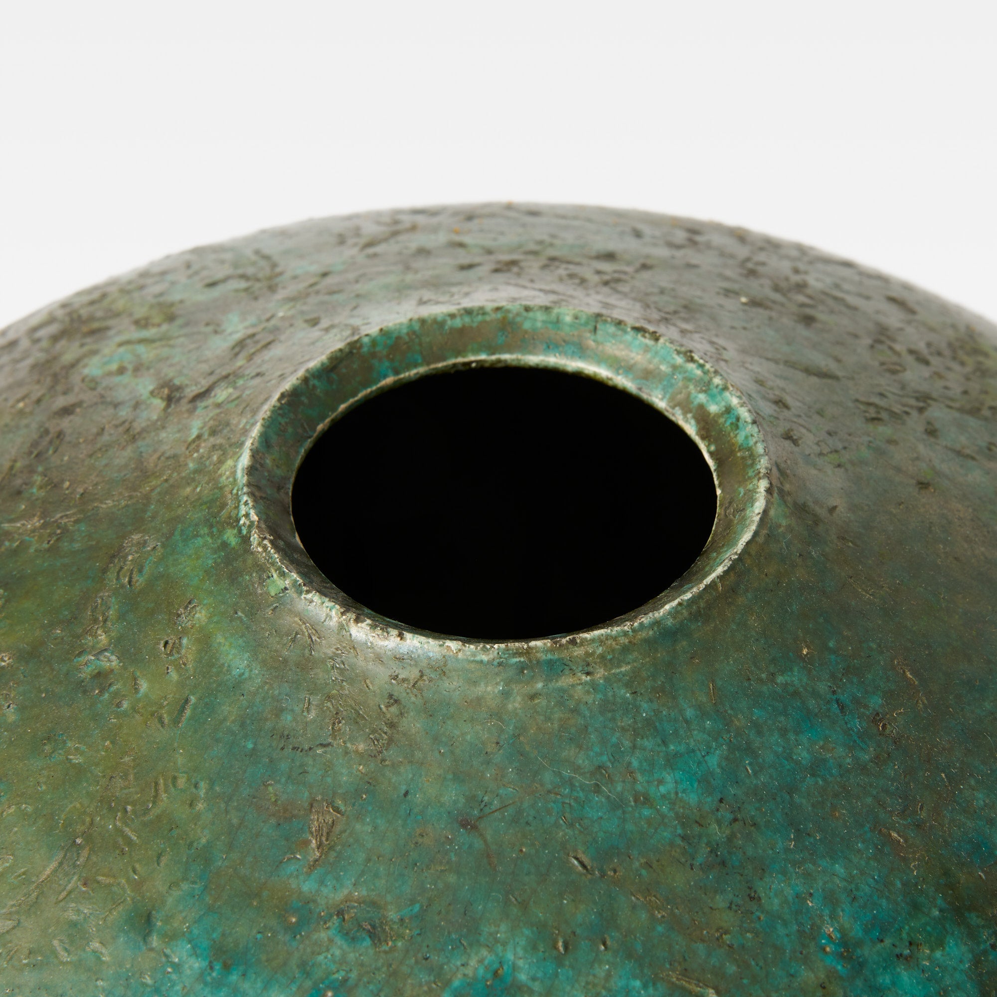 Substantial Raku Vase Set