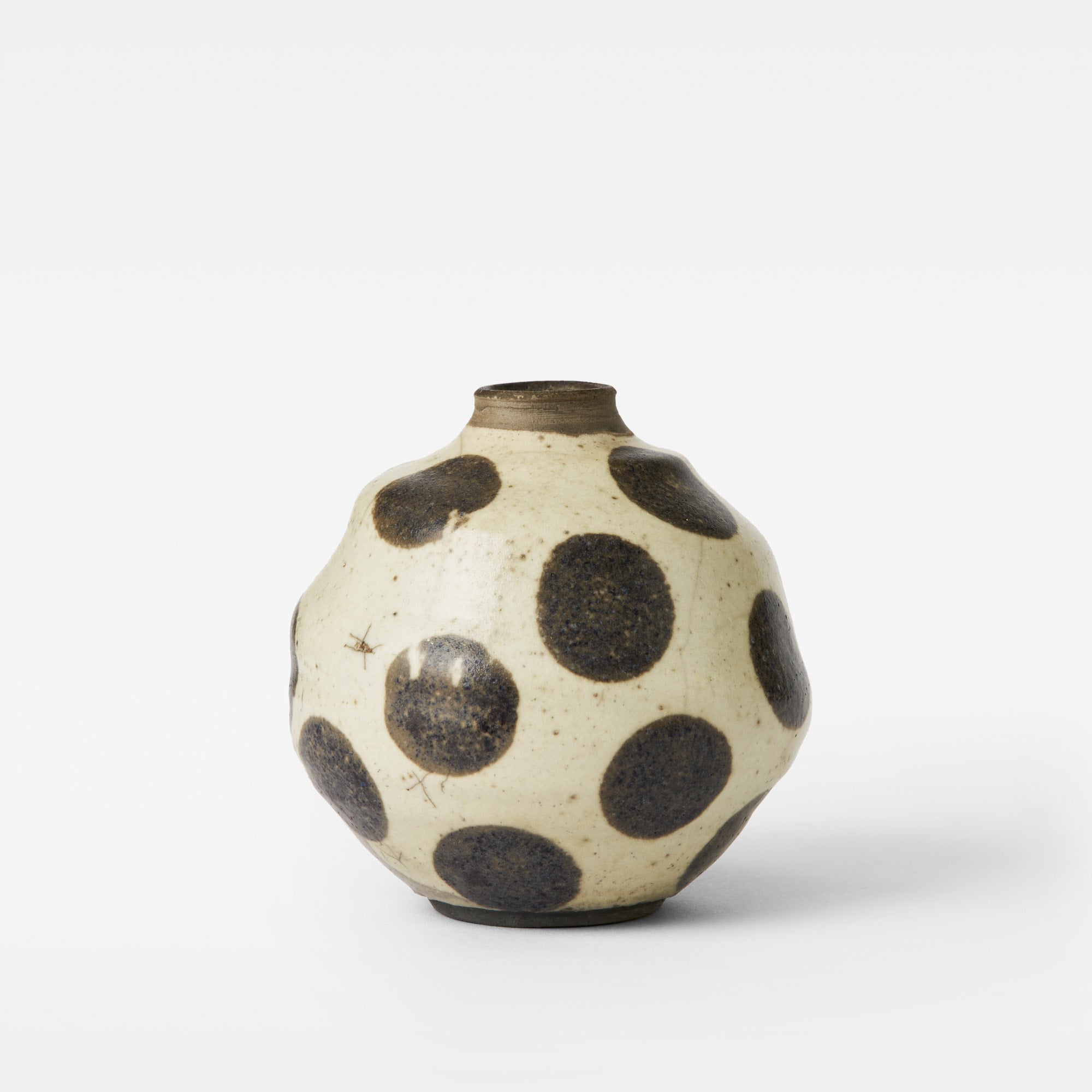 Dotted Raku Vase