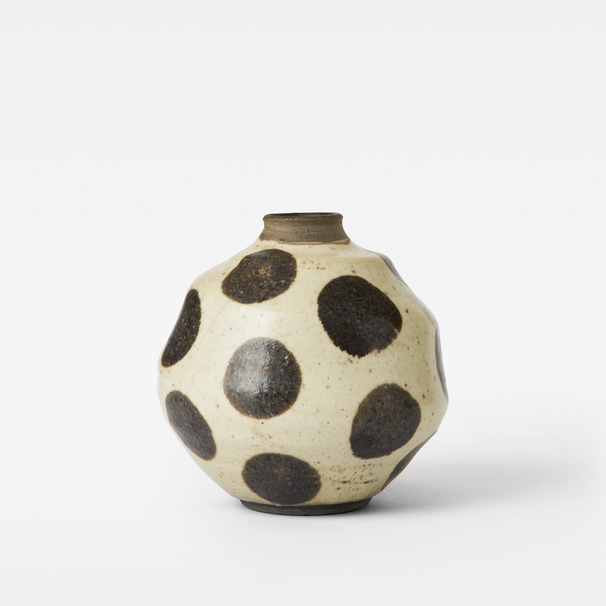 Dotted Raku Vase