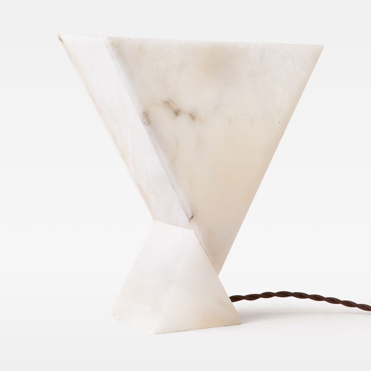 Angular Marble Lamp
