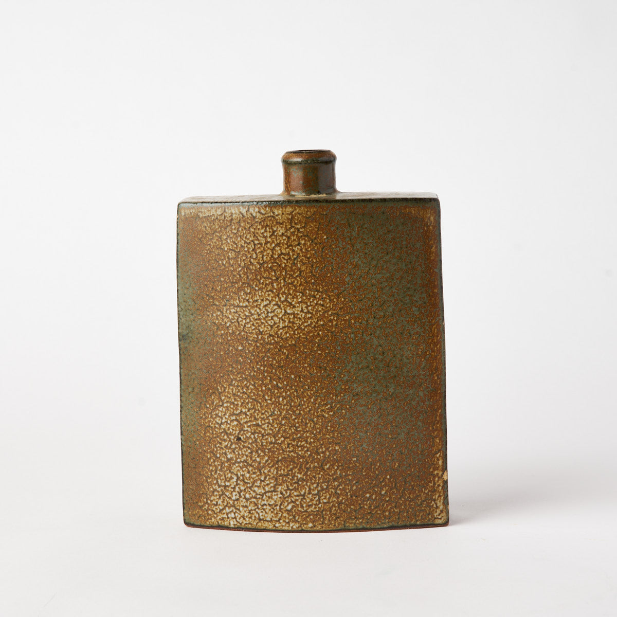 Checkerboard Stoneware Vase