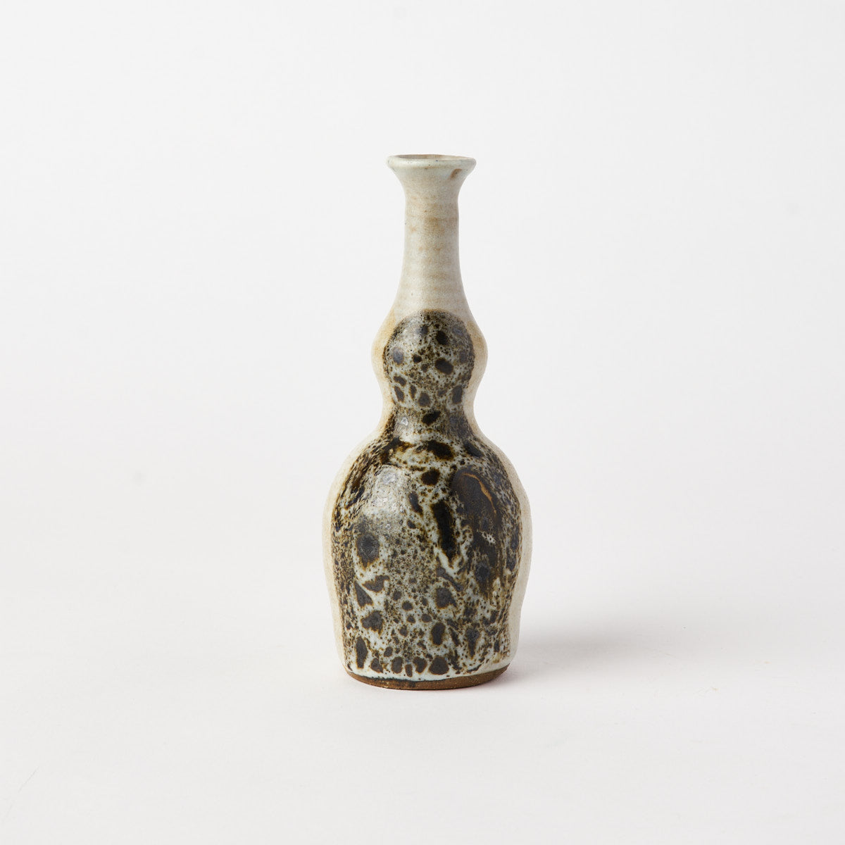 Mottled Gourd Shape Bud Vase