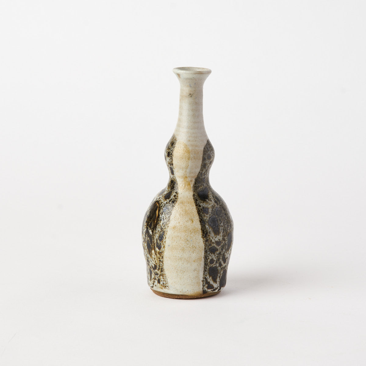 Mottled Gourd Shape Bud Vase