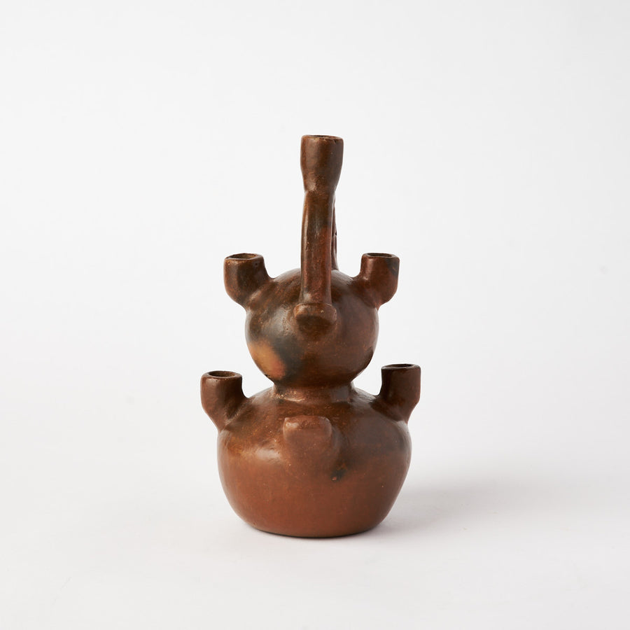 Zoomorphic Terracotta Candelabra