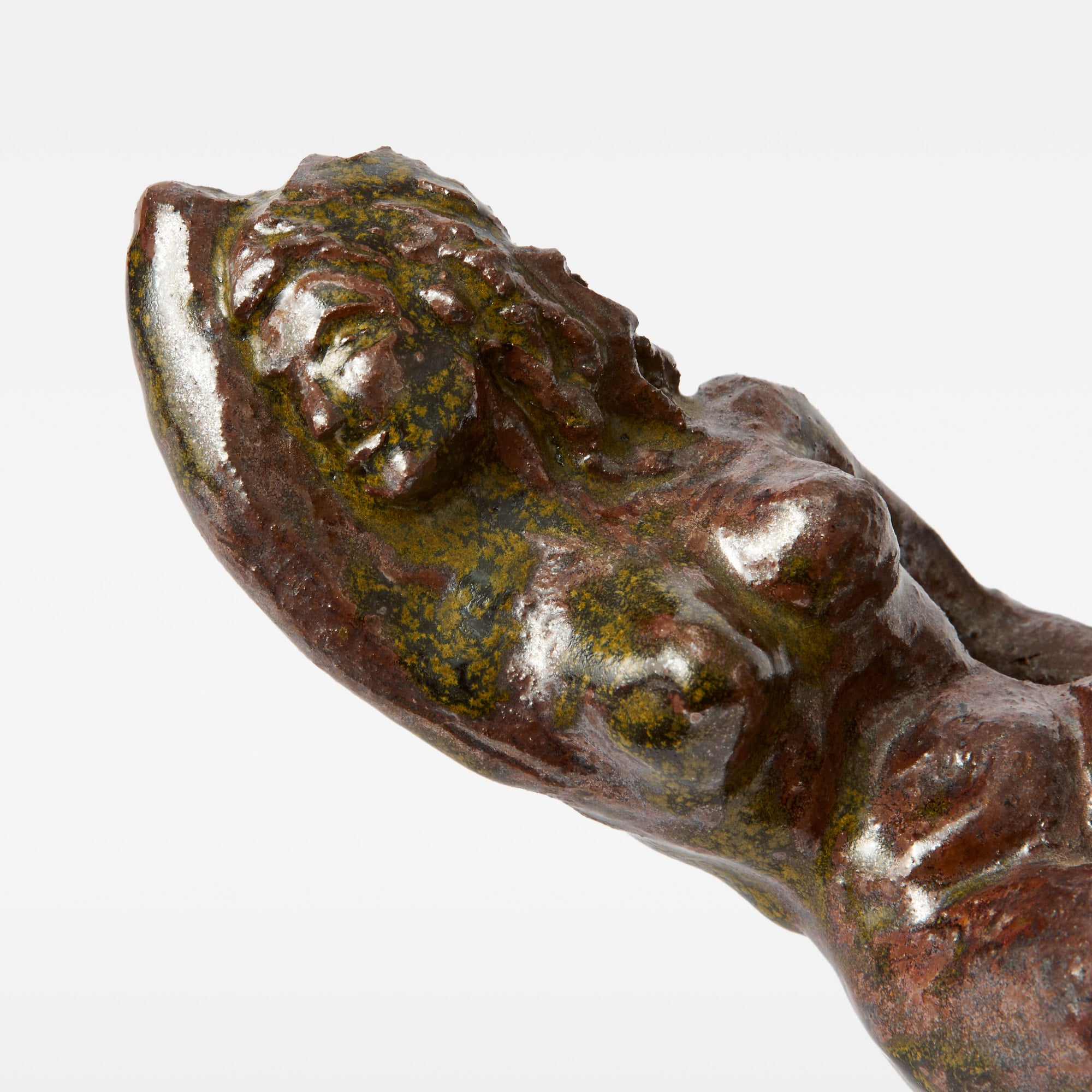 Nude Sculpture - Glazed Ceramic