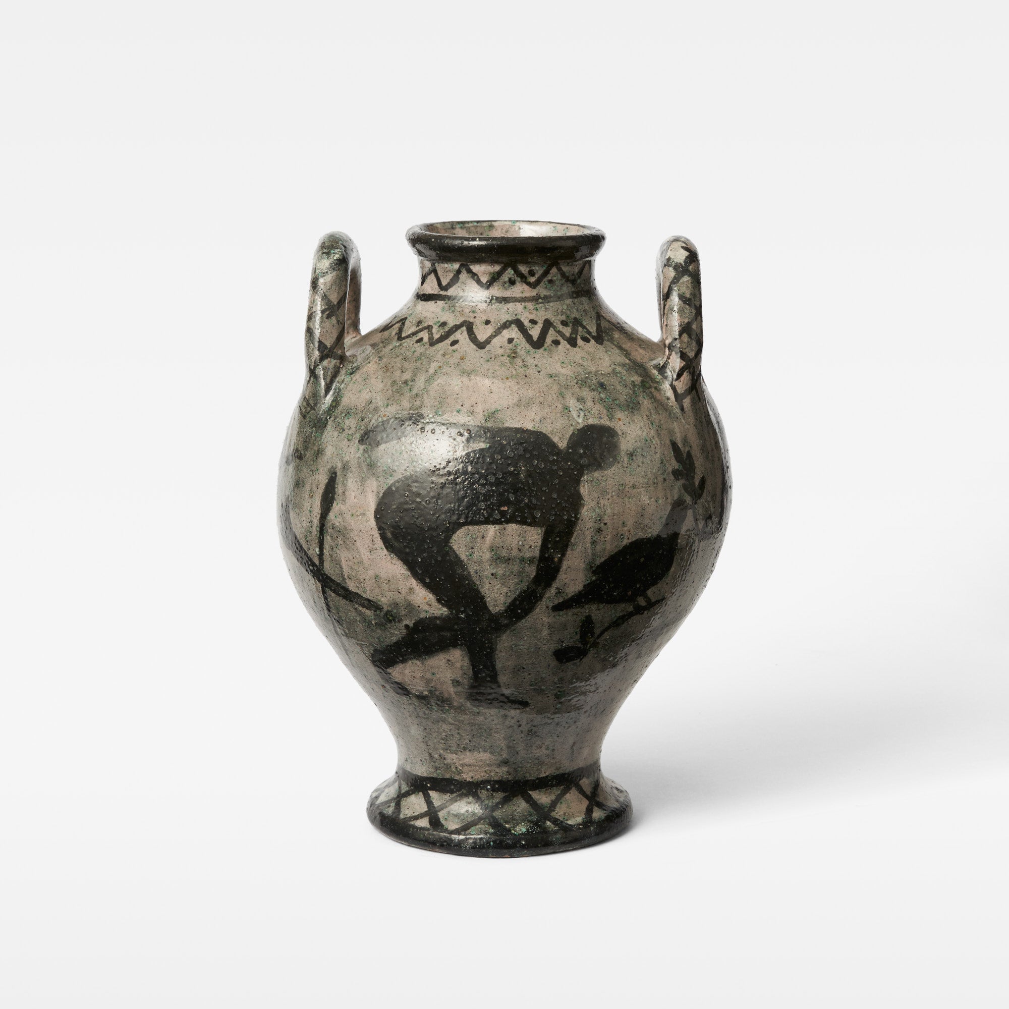 Contemporary Vessel with Greek Imagery