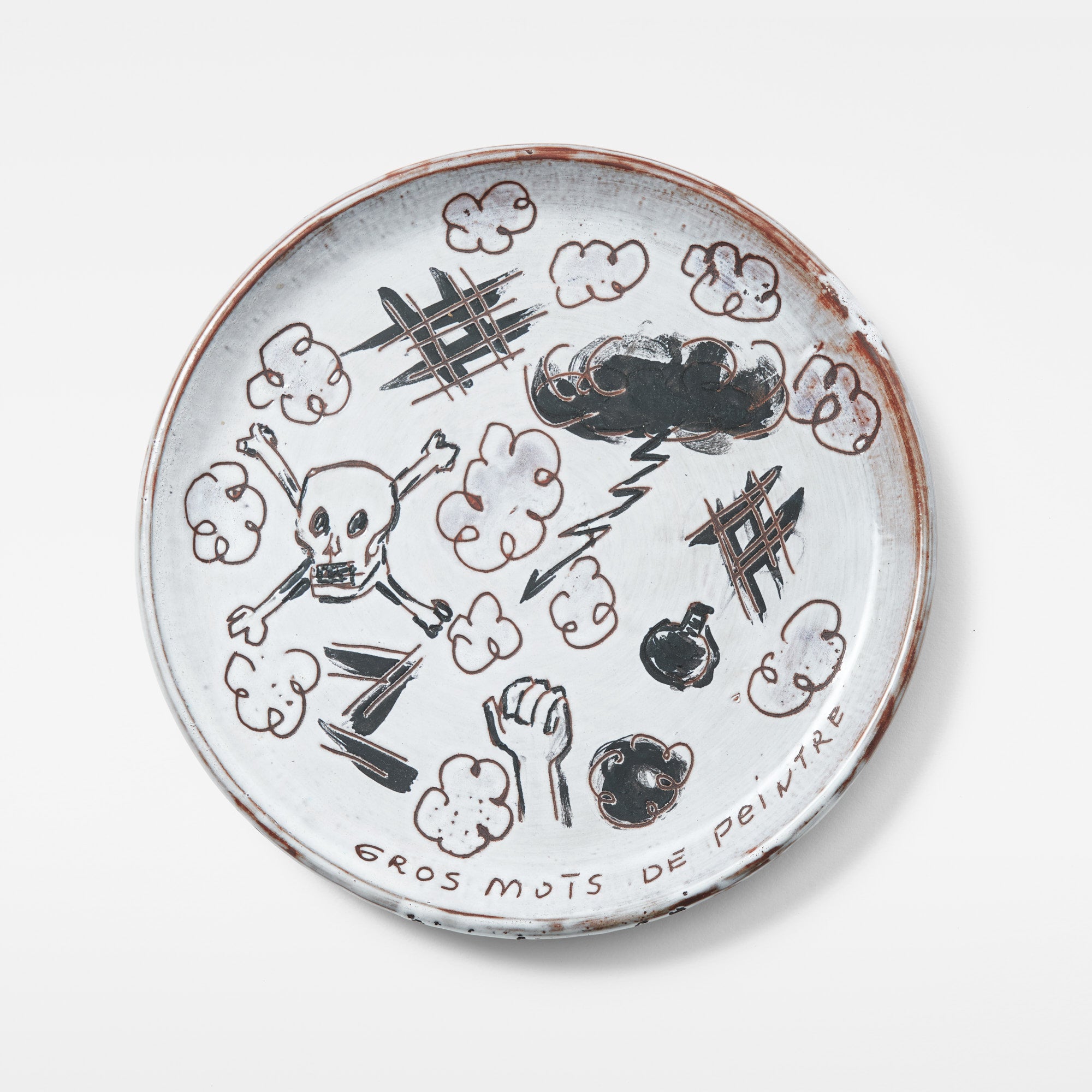 Harry Séguéla Signed Plate